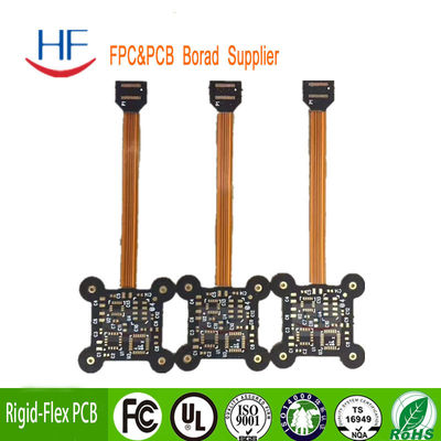 HASL لوح PCB أحادي الجانب التحول السريع صلبة مرنة PCB FR4 3 أوقية النحاس مع Osp